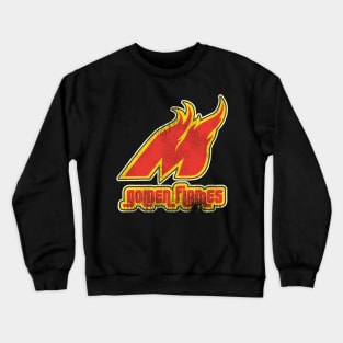 Defunct Moncton Golden Flames Hockey Team Crewneck Sweatshirt